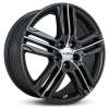 Janta aliaj Ronal R57 7.5x17 5x108 ET45 MBF - Mattschwarz-Frontkopiert