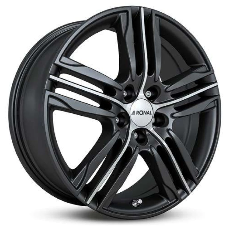 Janta aliaj Ronal R57 7.5x17 5x120 ET42 MBF - Mattschwarz-Frontkopiert