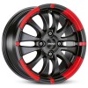 Janta aliaj Ronal R59 6.0x15 4x108 ET20 MCR - Jetblack-Matt-Red Rim