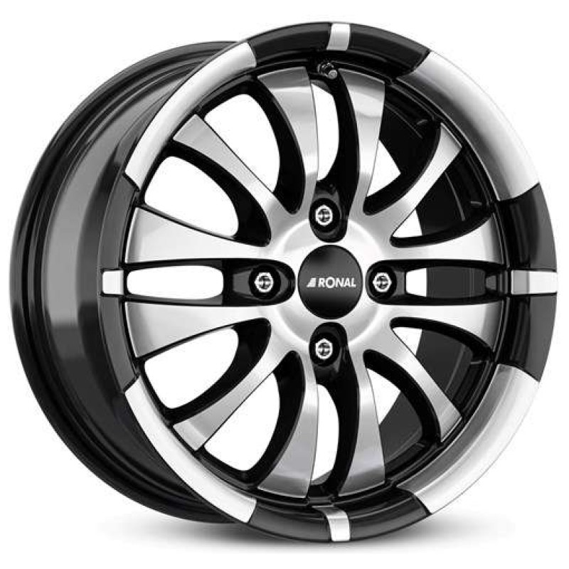 Janta aliaj Ronal R59 7.0x16 4x108 ET25 JBF - Jetblack-Frontkopiert