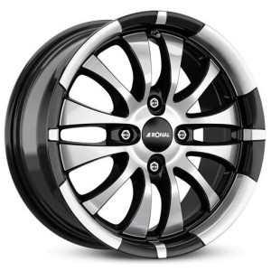 Janta aliaj Ronal R59 7.0x16 4x108 ET42 JBF - Jetblack-Frontkopiert