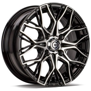 Janta aliaj Carbonado Trailer 5.5x13 4x100 ET30 BFP - Black Front Polished