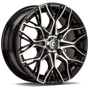 Janta aliaj Carbonado Trailer 5.5x13 4x100 ET30 BFP - Black Front Polished
