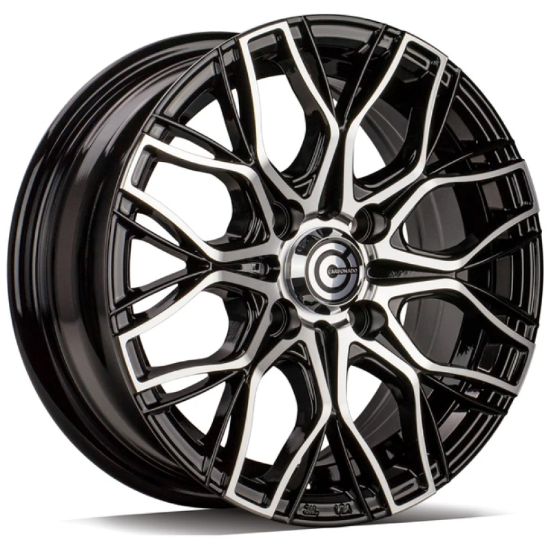 Janta aliaj Carbonado Trailer 5.5x13 4x100 ET30 BFP - Black Front Polished