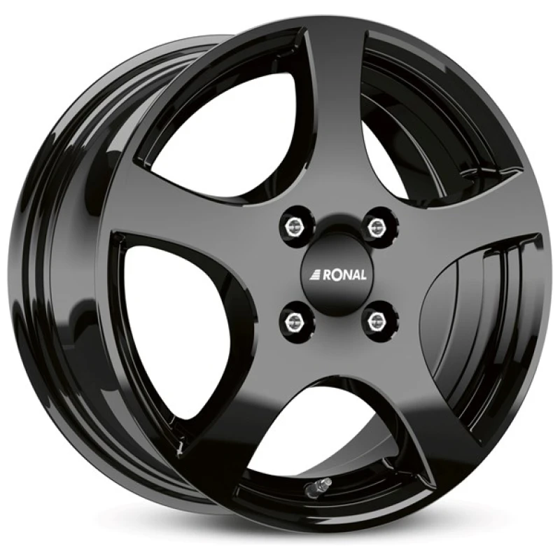 Janta aliaj Ronal CA2 6.0x14 4x100 ET30 JB - Jetblack-Frontkopiert