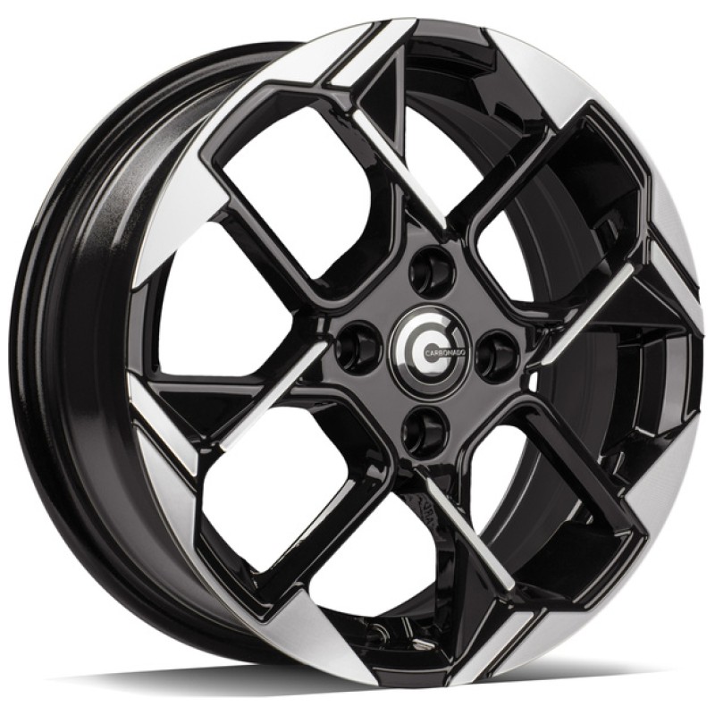 Janta aliaj Carbonado Zombie 6.0x15 4x100 ET40 BFP - Black Front Polished