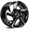 Janta aliaj Carbonado Nantes 6.5x15 4x108 ET25 BFP - Black Front Polished