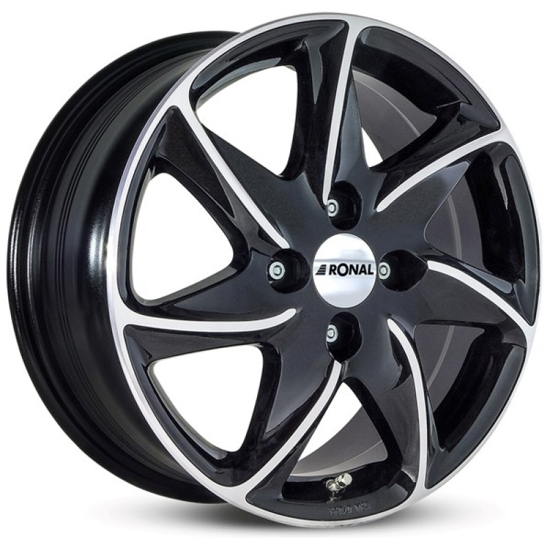 Janta aliaj Ronal R51 6.5x15 4x108 ET42 JB - Jetblack-Frontkopiert