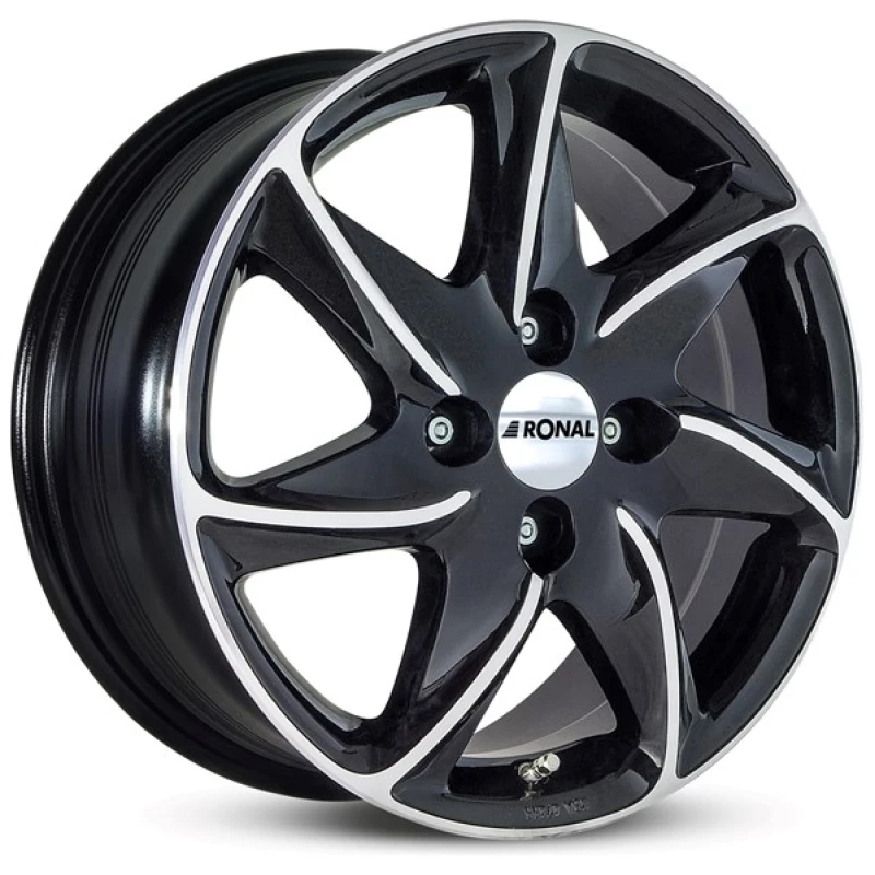 Janta aliaj Ronal R51 6.5x15 4x108 ET42 JB - Jetblack-Frontkopiert