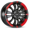 Janta aliaj Ronal R59 6.0x15 4x108 ET40 MCR - Jetblack-Matt-Red Rim