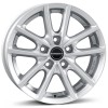 Janta aliaj Borbet W 6.0x15 5x100 ET43 CS - Crystal silver
