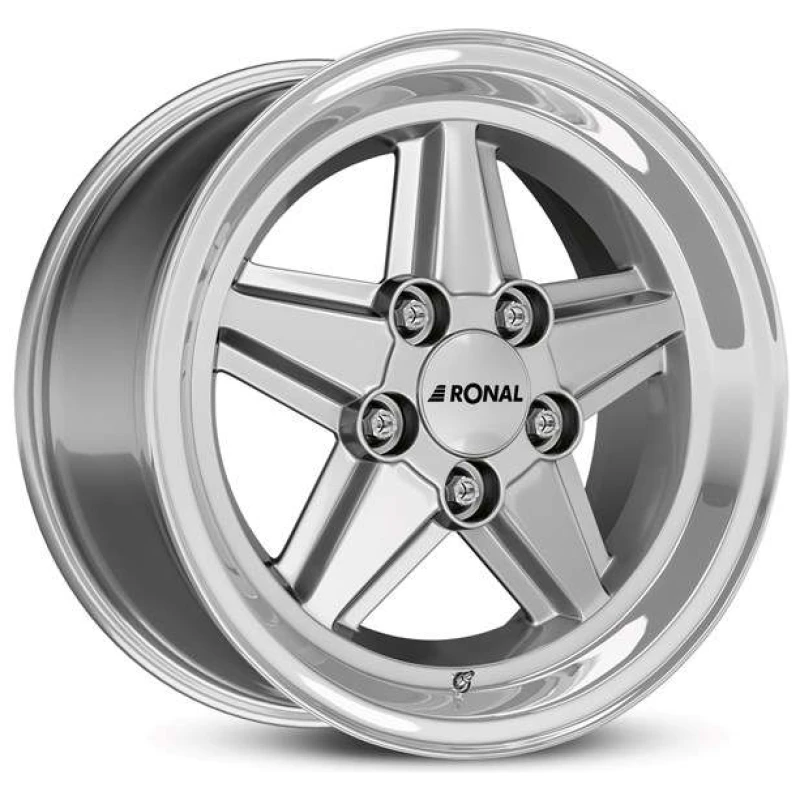 Janta aliaj Ronal R9 7.0x15 5x120 ET17 S - Silber-Hornkopiert