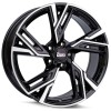 Janta aliaj MAM Leichtmetallräder RS5 6.5x16 4x108 ET37 BFP -  Black Front Polished