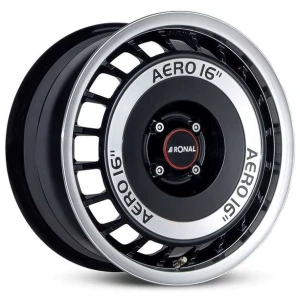 Janta aliaj Ronal R50 7.5x16 4x108 ET25 B - Schwarz-Frontkopiert