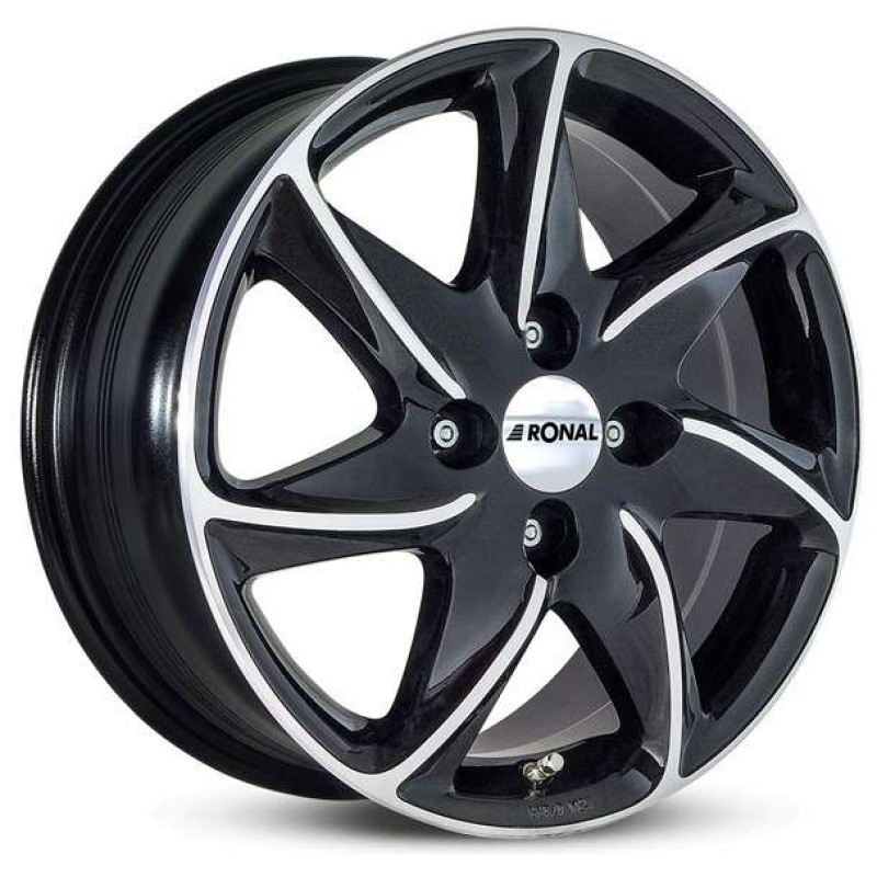 Janta aliaj Ronal R51 7.0x16 4x108 ET25 JB - Jetblack-Frontkopiert