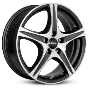 Janta aliaj Ronal R56 6.5x16 4x108 ET26 MBF - Mattschwarz-Frontkopiert