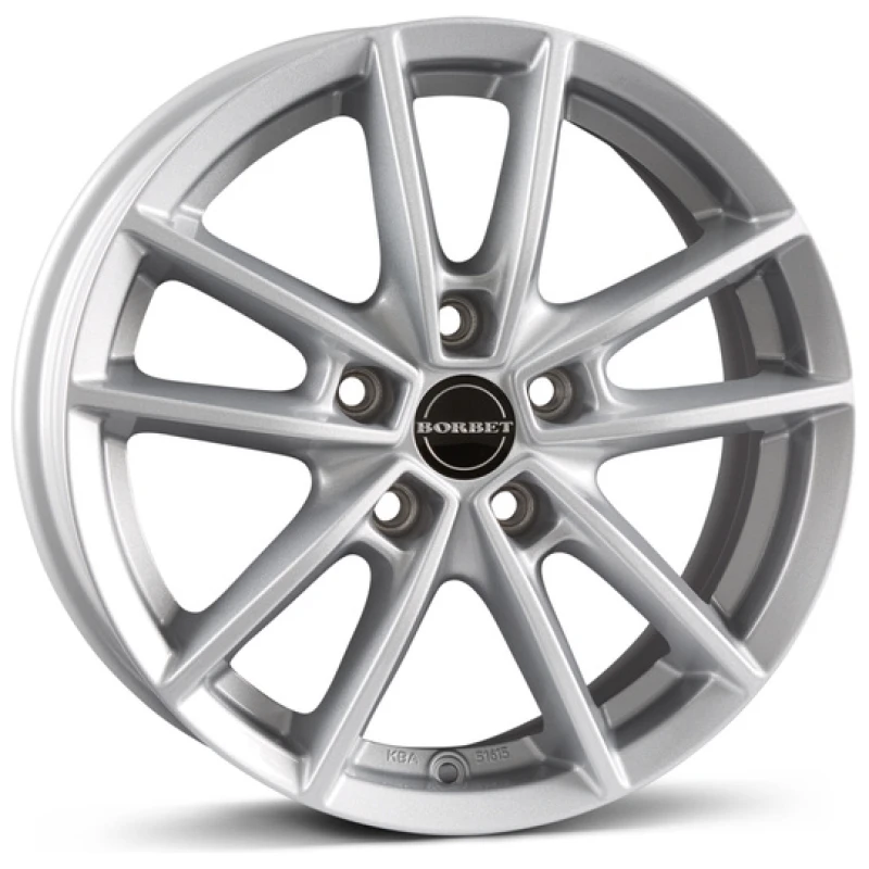 Janta aliaj Borbet W 6.5x16 5x108 ET47.5 CS - Crystal silver