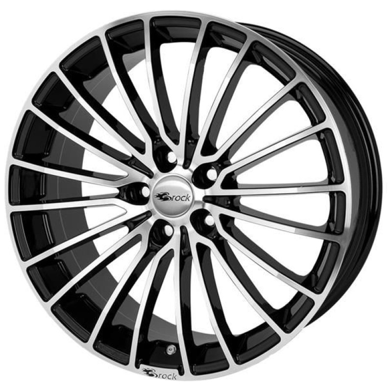 Janta aliaj Brock B24 7.0x17 4x100 ET38 SGVP - Schwarz Glanz Voll-Poliert (SGVP)