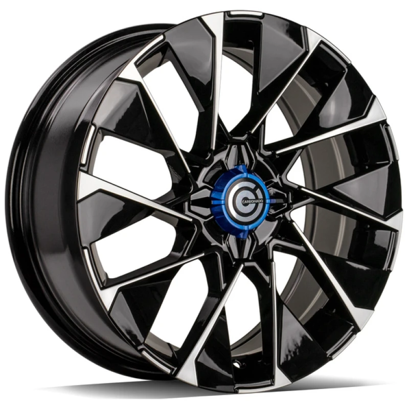 Janta aliaj Carbonado Rise 7.0x17 4x100 ET37 BFP - Black Front Polish