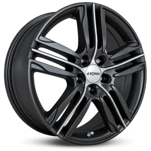 Janta aliaj Ronal R57 7.0x17 4x108 ET25 MBF - Mattschwarz-Frontkopiert