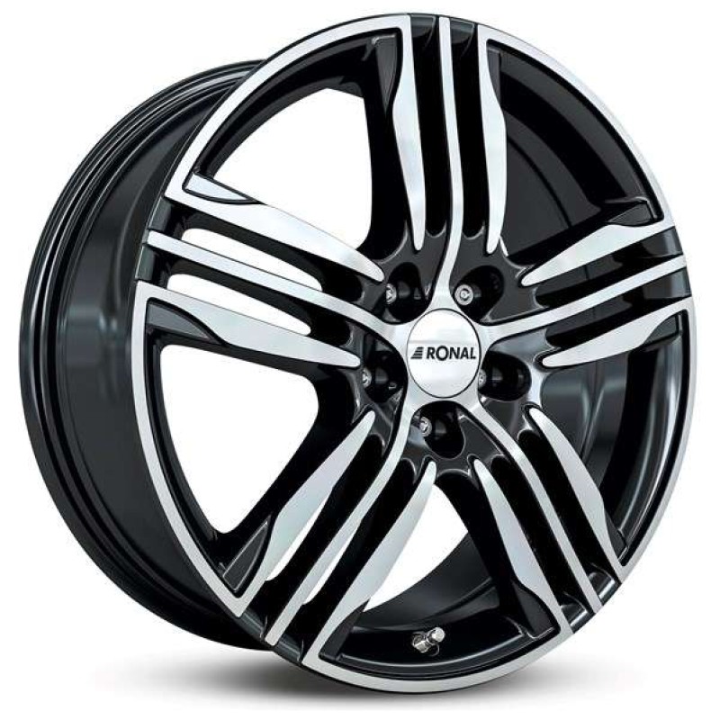 Janta aliaj Ronal R57 7.0x17 4x98 ET35 BF - Schwarz-Frontkopiert