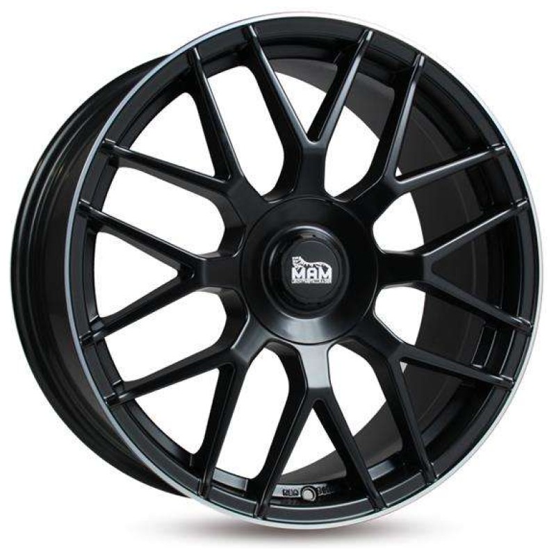 Janta aliaj MAM Leichtmetallräder GT1 7.5x17 5x108 ET45 MBLP - Matt Black Lip Polish