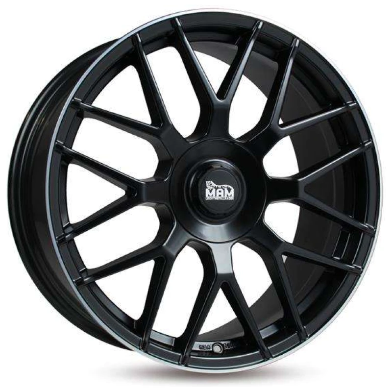 Janta aliaj MAM Leichtmetallräder GT1 7.5x17 5x108 ET45 MBLP - Matt Black Lip Polish