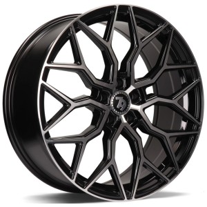 Janta aliaj seventy9 SV-K 7.0x17 5x108 ET45 BFP - Black Front Polished