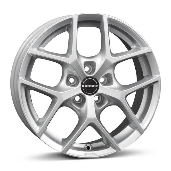 Janta aliaj Borbet Y 7.5x17 5x108 ET45 CS - Crystal silver