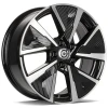 Janta aliaj Carbonado Montpellier 7.0x17 5x108 ET45 BFP - Black Front Polished