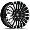 Janta aliaj Carbonado Ohio 7.0x17 5x108 ET50 BFP - Black Front Polished