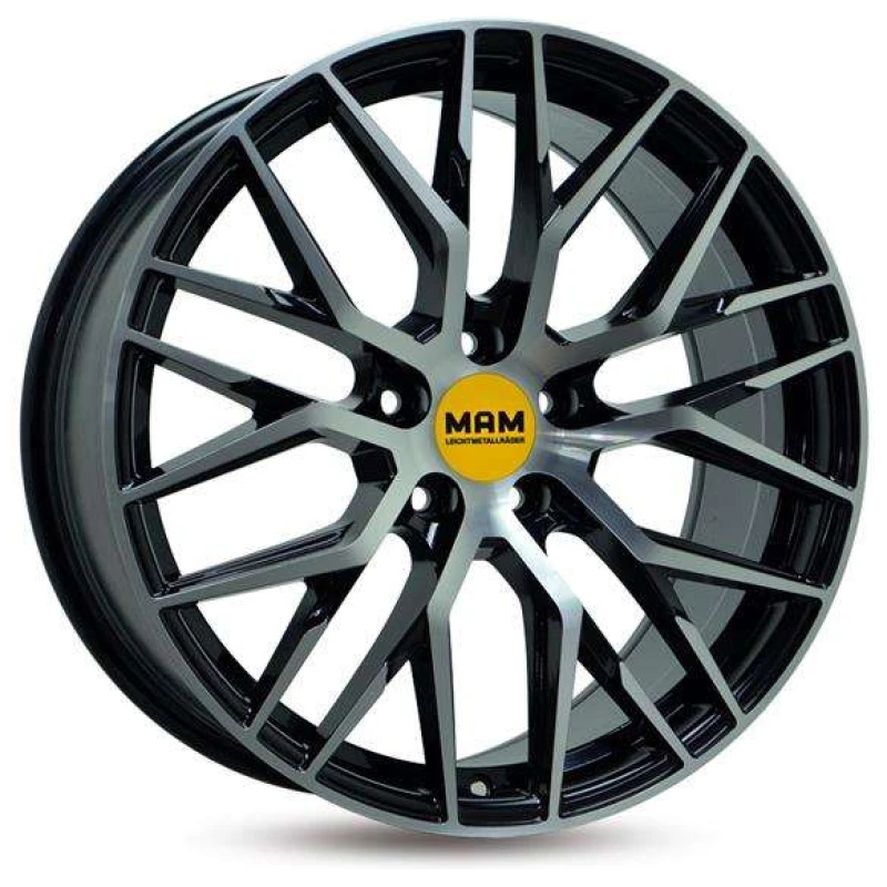 Janta aliaj MAM Leichtmetallräder RS4 7.5x17 5x108 ET45 BFP - Black Front Polish