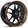 Janta aliaj seventy9 SV-I 8.0x17 5x112 ET35 DMBLB - Deep Matt Black Bronze Lip