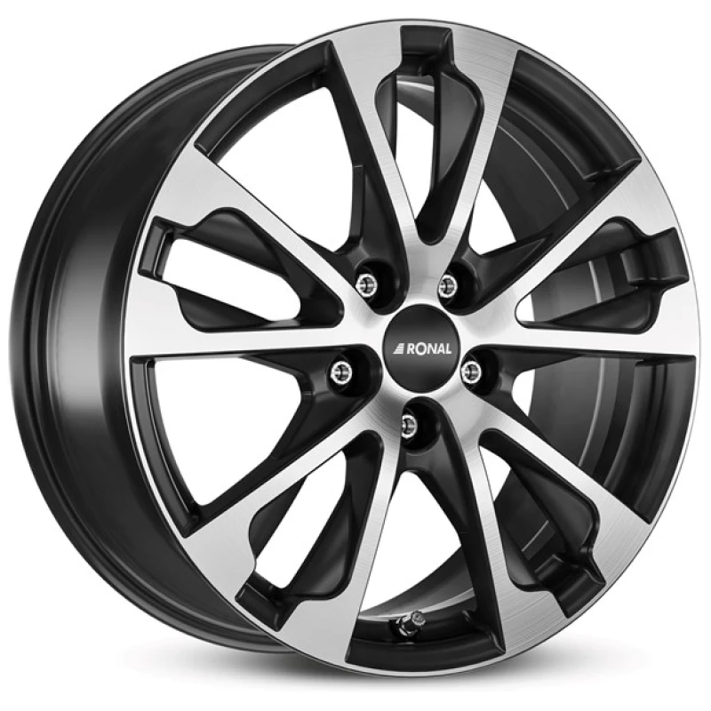 Janta aliaj Ronal R61 7.5x17 5x112 ET54 JBM - Jetblack-Matt-Frontkopiert