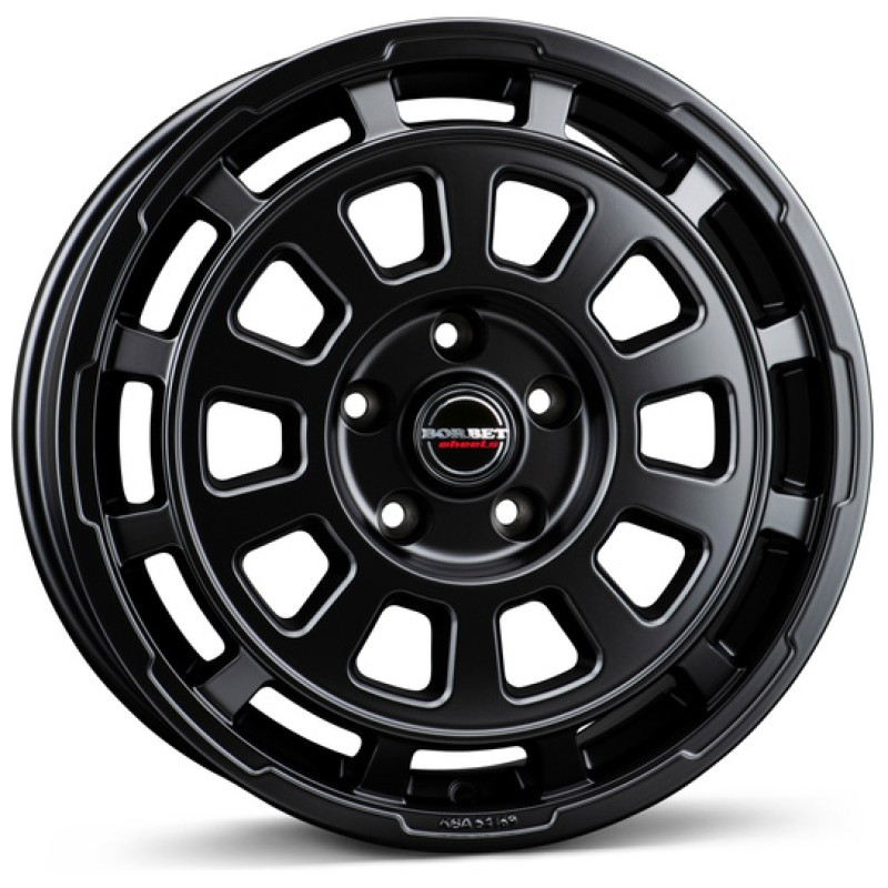 Janta aliaj Borbet CW7 7.0x17 5x118 ET63 BM - Black matt