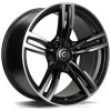 Janta aliaj Carbonado Diamond 8.0x17 5x120 ET33 MBFP - Matt Black Front Polished