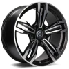 Janta aliaj Carbonado Dynamite 8.0x17 5x120 ET30 MBFP - Matt Black Front Polished