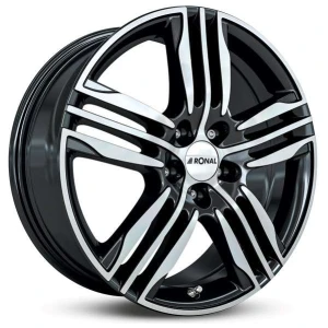 Janta aliaj Ronal R57 7.5x18 4x100 ET44 BF - Schwarz-Frontkopiert