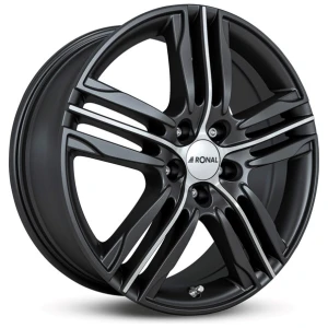Janta aliaj Ronal R57 7.5x18 4x100 ET44 MBF - Mattschwarz-Frontkopiert
