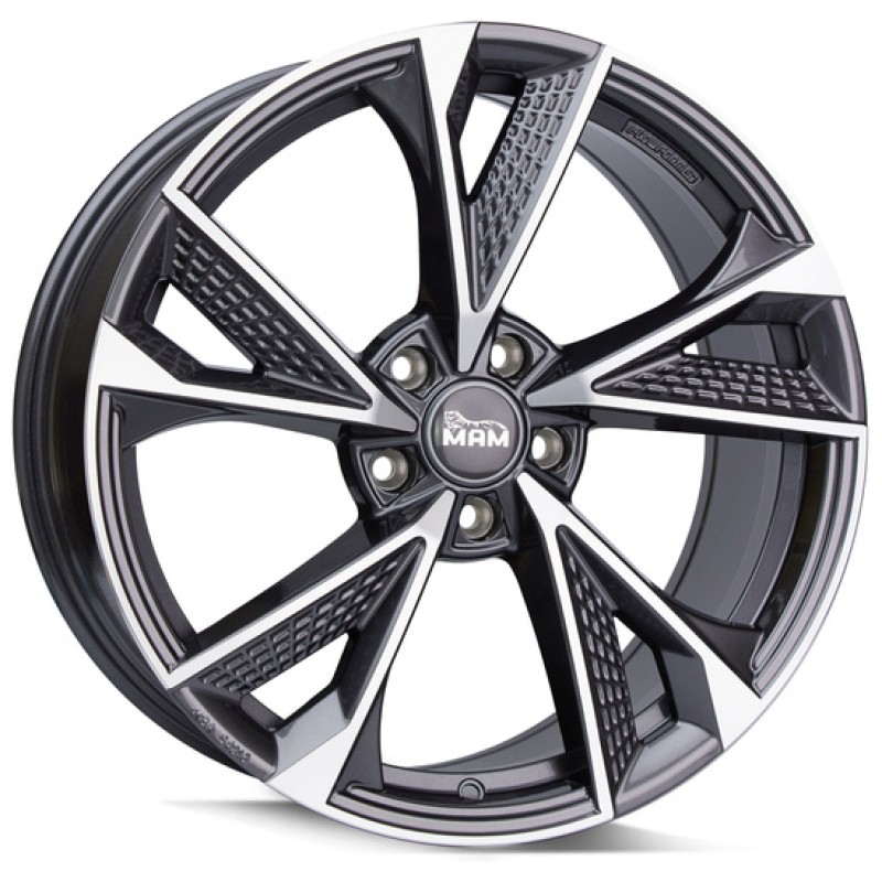 Janta aliaj MAM Leichtmetallräder RS6 8.0x18 5x100 ET38 PFP -  Palladium Front Polish