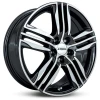 Janta aliaj Ronal R57 7.5x18 5x100 ET35 BF - Schwarz-Frontkopiert