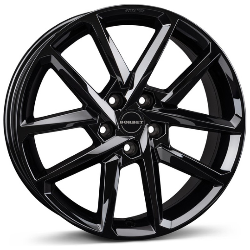 Janta aliaj Borbet N 7.5x18 5x108 ET46 BG - Black Glossy