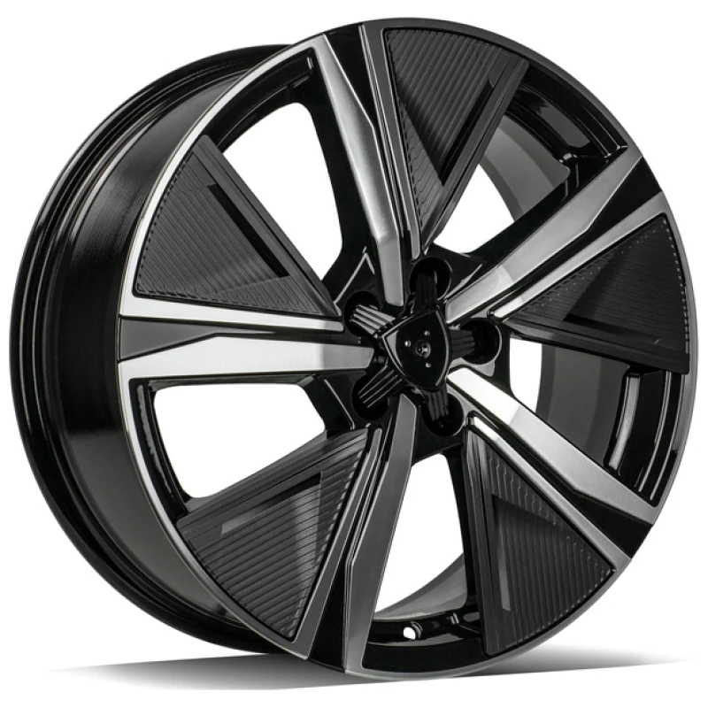 Janta aliaj Carbonado Musketeer 7.5x18 5x108 ET44 BFP - Black Front Polished