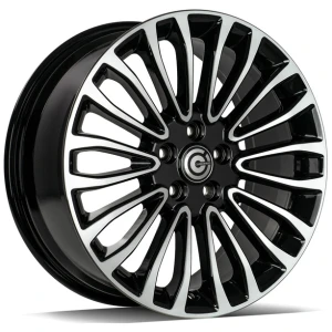Janta aliaj Carbonado Ohio 8.0x18 5x108 ET55 BFP - Black Front Polished