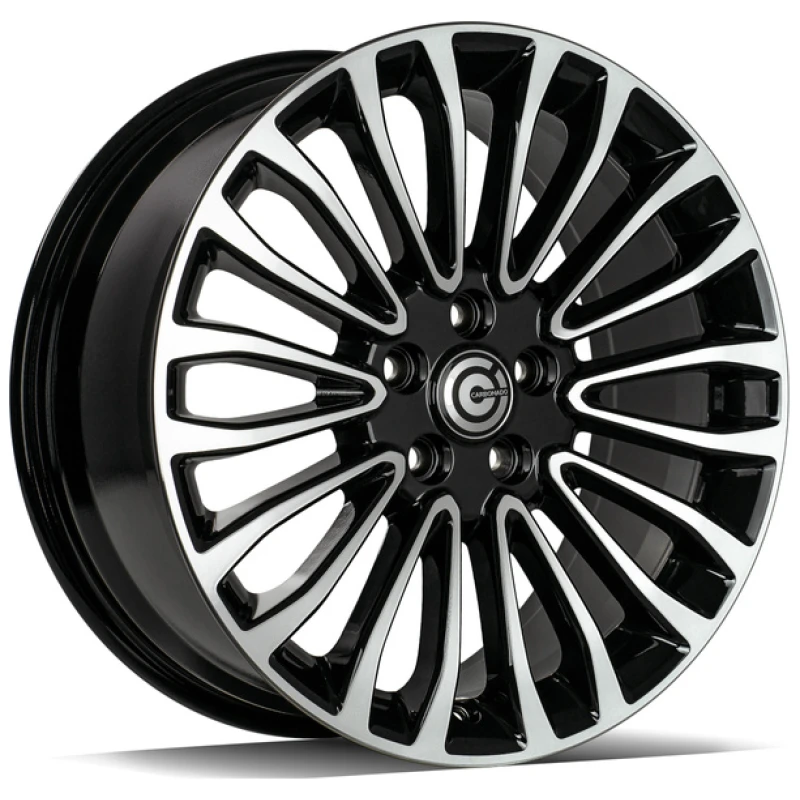 Janta aliaj Carbonado Ohio 8.0x18 5x108 ET55 BFP - Black Front Polished