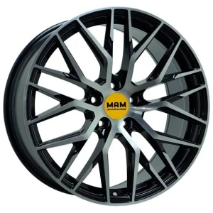 Janta aliaj MAM Leichtmetallräder RS4 8.0x18 5x108 ET45 BFP - Black Front Polish