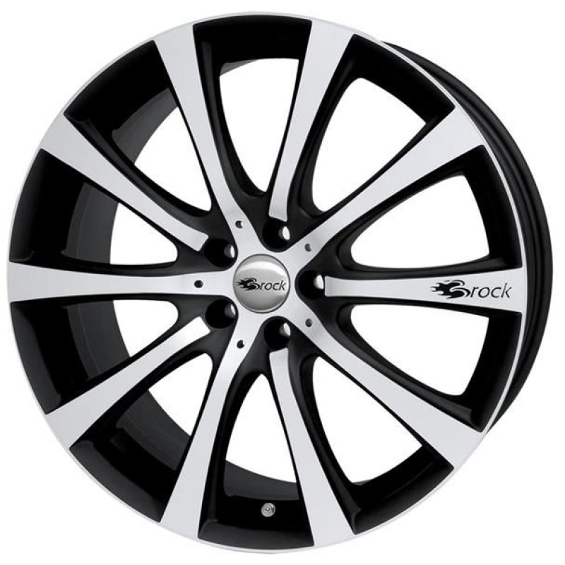Janta aliaj Brock B21 8.0x18 5x110 ET35 SMVP - Schwarz Matt Voll-Poliert (SMVP)