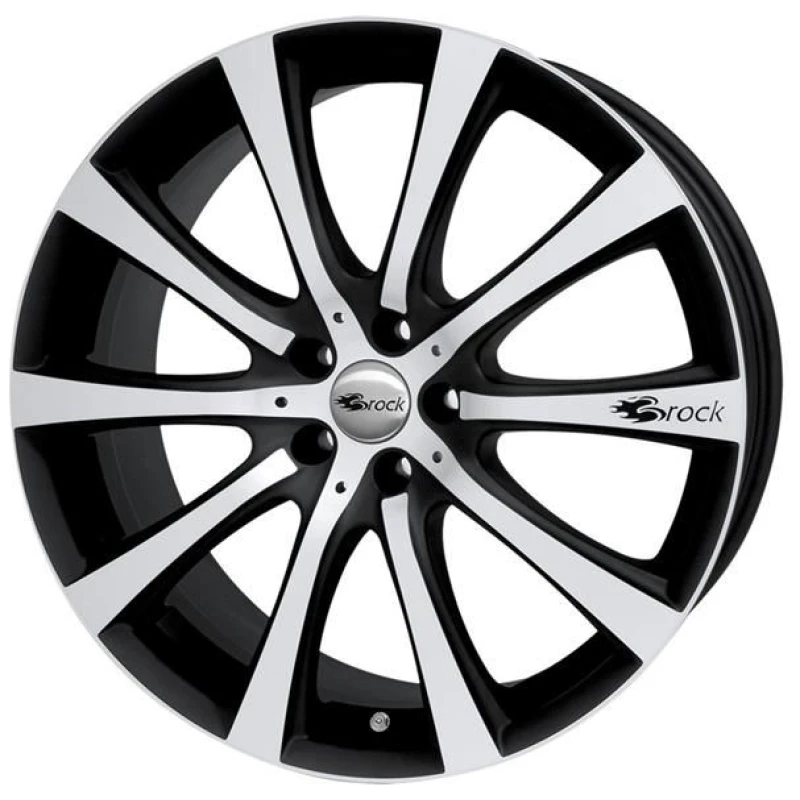 Janta aliaj Brock B21 8.0x18 5x110 ET35 SMVP - Schwarz Matt Voll-Poliert (SMVP)