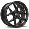 Janta aliaj seventy9 SCF-B 8.0x18 5x112 ET35 BGGIL - Black Matt Gold Inner Lip