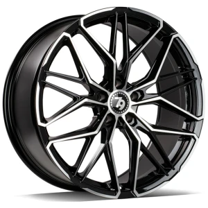 Janta aliaj seventy9 SCF-J 8.0x18 5x112 ET45 BFP - Black Front Polished